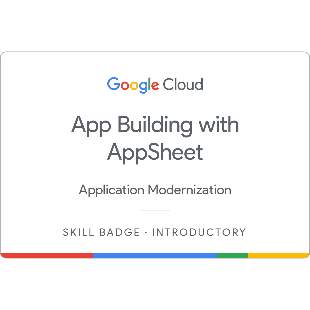 App Building with AppSheet